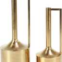 Deco 79 Metal Decorative Vase Centerpiece Vases with Handles, Set of 2 Flower Vases for Home Decoration 16", 22"H, Gold