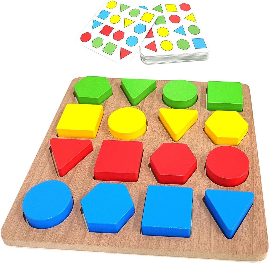 Puzzles Gifts for Dementia,Alzheimers Activities & Memory Games for Seniors,Geometric Cognitive Products for Elderly