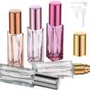 Segbeauty 5pcs 10ML Perfume Travel Refillable, Mini Cologne Perfume Bottles Empty, Portable Atomizer Sprayer for Perfume Travel Size Spray Bottle Pocket Glass Spray Bottles Toiletries Sample Dispenser