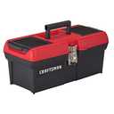 CRAFTSMAN Tool Box, Lockable, 16 in., Red/Black (CMST16901)