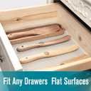 Drawer Shelf and Cabinet Liner, Thick Strong Grip, Non-Adhesive Liners Protect Kitchen Cabinets and Cupboard, Bathroom Drawers, Easy Install, Breathable Mat, 20 Inches x 20 Feet, White, 20 X 236 Inches - Pack of 4
