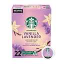 Starbucks K-Cup Coffee Pods, Flavored Hot or Iced Coffee, Vanilla Lavender, 22 Keurig Pods