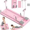 JANUA Pilates Board - Pilates Reformer Set, Multi-Purpose Foldable Pilates Reformer Board for Home, 5 in 1 Pilates Sliding Board