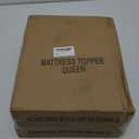 WhatsBedding 5 Inch Memory Foam Queen Mattress Topper 100% Cotton Top, Filled with Breathable & Soft Memory Foam Pillow Top,4 Elastic Straps, 80x60x5 Inch, Queen