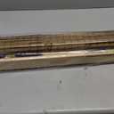 LazBlinds No Drill Bamboo Roman Shades, 33" W x 48" H, Highfield Teak