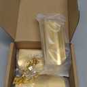 Malimali 10 Pack Gold Edge Finger Pulls for Cabinets 3.15" Kitchen Cabinet Pulls Handles Drawer Pulls Modern Aluminum Concealed Tab Pulls for Closet Door, Brushed Brass