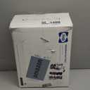 Sealy Heated Mattress Pad King Size, Zone Heating Electric Bed Warmer with Deep Pocket, 10 Heat Setting Dual Controller & 1-12 Hours Auto Shut Off, Knitted Breathable Heated Mattress Cover, White