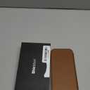 SHIELDON Slim Genuine Leather Case Wallet for iPhone 17 Pro Max 6.9" 2025 | Flip | Wireless Charging | Magnetic | RFID Blocking Credit Card Holder | Full Protective Phone Cover | Saddle Brown