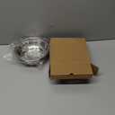 Stainless Steel Dog Bowls Set of 2, Anti Rust Metal & Non Slip Rubber Base, Heavy Duty Large Feeding Dishes, Food Grade BPA Free, Food and Water Bowl for Small Dogs (17oz, 2.1cup)