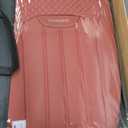 Red Car Seat Covers Full Set, Universal Leather Seat Cover for Cars 5 Seats, Waterproof and Breathable Automotive Seat Cover Front and Rear Seat Covers for Most Trucks, Sedans, SUVs