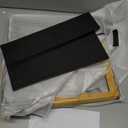 Bamboo Corner Bread Box for Kitchen Countertop - Double Layer Bread Storage with Clear Window, Black Wooden Bread Keeper Organizer for Homemade Bread, Under Cabinet Mount, Fits Countertop & Pantry