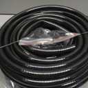 Jeseny 1 Pack 10 Feet Fuel Line Rubber Hose, 3/8" for Fuel Systems Engines, Multipurpose Tube, 300PSI High-Pressure Transmission Cooler NBR Hose (Black)