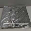 Front Door Mat Indoor Outdoor Entrance, 3ft x 5ft Non Slip Custom Size Outdoor Mat, Commercial Easy Clean Door Mat, Low-Profile Doormat Welcome Floor doormats, Resist Dirt for Front Door Patio Decor (Black Stripe)