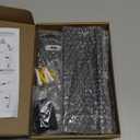 Key Holder for Wall, Decorative Key and Mail Holder with Shelf Has Large Hooks for Bags, Coats, Umbrella – Paulownia Wood Key Hanger with Mounting Hardware (9.8”W x 6.7”H x 4.2”D)