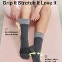 YOTTOY Pilates Grip Socks for Women - Non-Slip Yoga Grip Socks, Perfect for Yoga, Dance,Pure Barre, and Workouts (White)