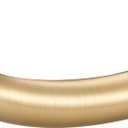 Room Darkening Curtain Rods for Windows, 28 to 53 Inches Splicing Construction Drapery Rod, 1" Adjustable Blackout Wrap Around Curved Curtains Rod, Wall Mounted Ceiling Mounted, Brushed Gold