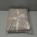 MooMee Bedding Duvet Cover Set 100% Washed Cotton Linen Like Textured Breathable Durable Soft Comfy (Heathered Tannish Linen Grey, Cal King 104"x98")
