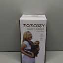 Momcozy Breathable Mesh Baby Carrier, Ergonomic and Lightweight Infant Carrier for 7-44lbs with Enhanced Lumbar Support, All Day Comfort for Hands-Free Parenting, Air Mesh-Black