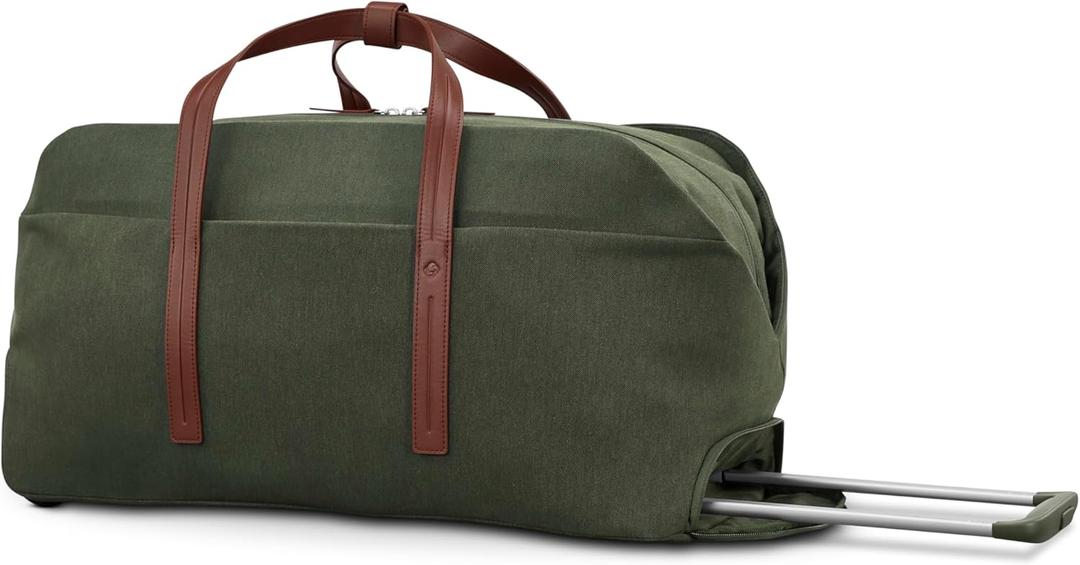 Samsonite Virtuosa Travel Duffel with Wheels (21.5 Inch, Pine Green)