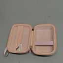 Canboc Carrying Case for Fujifilm Instax Mini Link 3 2 1 Smartphone Printer, Mesh pocket fit Instant Film and Cable, Soft Pink(Case Only)