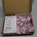 Landical 50 Sets Butterfly Baby Shower Party Favors A Message From The Bump Keychains Thank You Card Decorations for Gender Reveal Guest Gift (Multicolor)