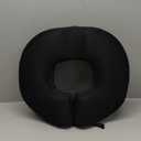 Benazcap Donut Pillow Seat Cushion for Sciatica & Tailbone Pain Relief, Memory Foam Hemorrhoid Pillow by Ergonomic for Coccyx, Sciatica, Pregnancy, Postpartum- Black
