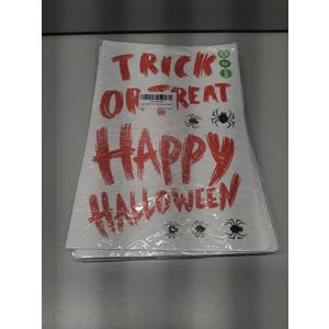 Halloween Window Decorations - 9 Sheets Black Bats Window Clings, Double-Sided Removable Halloween Decorations for Home, Office & Party Pack of 10