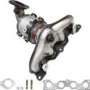 JT Exhaust Catalytic Converter Compatible with 2009 2010 2011 2012 2013 2014 Hyundai Sonata, Kia Optima 2.4L L4 (Standard EPA Grade)