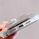 2 x for iPhone 16 Plus Butterfly Design Case, Cute Bling Shiny Glitter Camera Shockproof Protective Phone Cases Cover for Women Girls (Green)