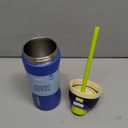 Owala Kids FreeSip Insulated Stainless Steel Water Bottle with Straw for Sports, Travel, and School, BPA-Free Sports Water Bottle, 16 oz, Celestial Sphere