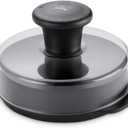 Weber Original Burger Press, Black  Creates Perfect Flat 1/4 lb & 1/2 lb Patties with Builtin Dimple, Detachable Handle & Nylon Grip