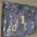 Metietila Women's High Waisted Jeans with Patch Pockets Straight Leg Jeans Stretchy Denim Pants for Women (Blue, XL)