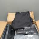 10 Pack Black Tablecloths 60x102 Inch Black Table Cloth for 6 Foot Rectangle Tables, Wrinkle Resistant Rectangular Tablecloth Washable Polyester Fabric Table Covers for Party Banquet Wedding Buffet