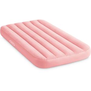 Intex 66803EP Cozy Kidz Inflatable Airbed: Fiber-Tech Velvety Soft Surface Carry Bag Included 34.5" x 62" x 7"
