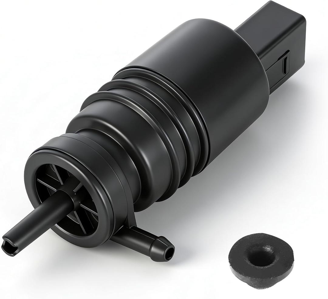 waltyotur Windshield Washer Pump W/Grommet Replacement for Ram 1500 2500 3500 2009-2017 68071576AA