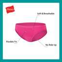 Hanes Girls' Cotton Stretch Underwear, 12