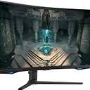 Samsung 27" Odyssey QHD G65B Curved Gaming Monitor, 240Hz, 1ms (GTG), HDR 600, Gaming Hub, 1000R, AMD FreeSync Premium Pro, LS27BG652ENXGO