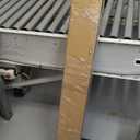 Easelife 8FT Exterior Sliding Barn Door Hardware Kit, Box Rail Track, 450lb Capacity, Sliver Weather-Resistant Steel, Wall Mount System for Outdoor Use, Fit Double 24in Door