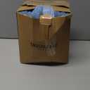 Snuggle Sac Faux Fur Throw Blanket for Couch, Knitted with Microfiber Fancy Yarn Blanket, Cozy Soft Warm Blankets for Sofa, Bedroom, Living Room, Solid Blue, 50x60 inches