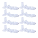 4 Packs Acrylic Display Stands Tea Cup Saucer European Coffee Shelf Display Stand Holder Low Feet