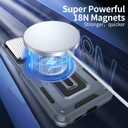 Camera Stand Case for Galaxy S24 Plus / S25 Plus, [Compatible with MagSafe][Lens Cover] 2024 Version Military Grade Protective Soft Case for Samsung Galaxy S24 Plus / S25 Plus 6.7" Men Women, Blue