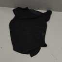 ZNVGIRL Womens Mesh Bodysuit Long Sleeve Top Crew Neck Sheer T Shirt Body Suit Leotard Blouse Small