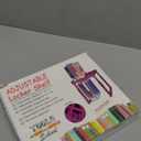 Adjustable Locker Shelf - Strong ABS Plastic - Width Adjusts from 8"-12.5" & Height Adjusts from 9 3/4"-14" - Patented Design - Beware of Cheap IMITATIONS - (Magenta)