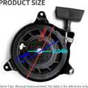 499706 690101 Recoil Starter Replacement for 10B902 10D902 10J902 10T802 10T502 10T702 090102 090112 091202 091212 091232 091412 093212 093232 093302 10B902 Engine Lawnmower