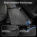 OEDRO Floor Mats Fit for 20232026 Kia Sportage Hybrid (Not for PHEV), All Weather TPE Car Liners Custom Fit Sportage Hybrid EX, S, LX, SX, X-Line Accessories, 1st and 2nd Row with Cargo Liner