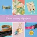 We R Makers, Jewelry Press Kit Machine, Includes 1 Jewelry Press, 34 piece Metal Stamping Kit, and Alignment Stickers