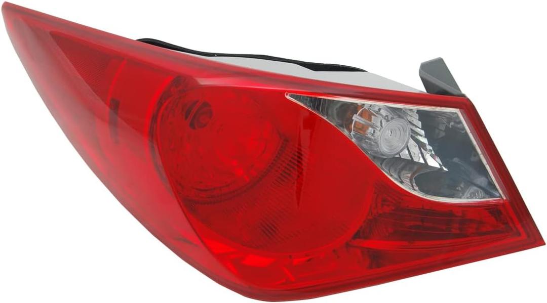 TYC Left Tail Light Assembly Compatible with 2011-2014 Hyundai Sonata