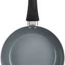 GoodCook Everyday Fry Pan Ceramic Nonstick Aluminum Construction for Even Heating Non-Toxic PTFE & PFOA Free, 8-Inch, Black