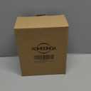 AOMOONOA 2Pcs Resin Reindeer Figurines for Christmas Decor Gold Tabletop Reindeer Statues Small Decorative Deer Figurines for Indoor Christmas Tabletop Mantle Decorations