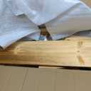 31.5in Wood Bench for Entryway, Narrow Rustic, 31.5in/80cm